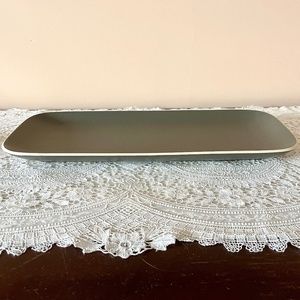Wedgwood Vera Wang Vera Naturals Graphite Stoneware Tray